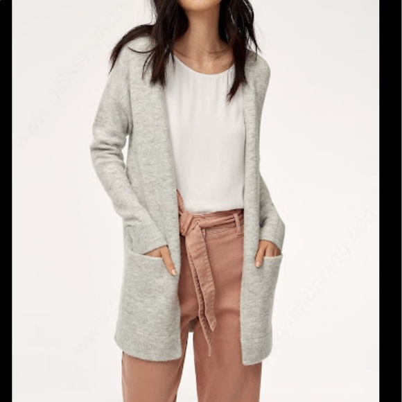 Aritzia Wilfred Free Aronson Sweater Heather Grey